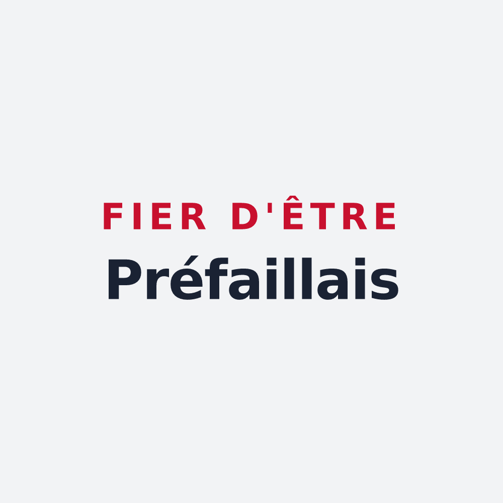 Poster « Fier d'être Préfaillais » — design pour Préfailles