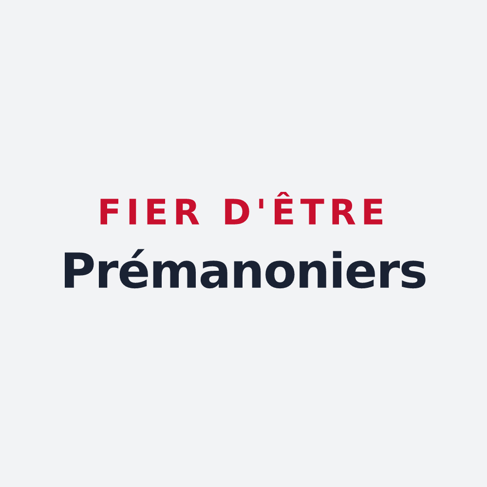 Poster « Fier d'être Prémanoniers » — design pour Prémanon