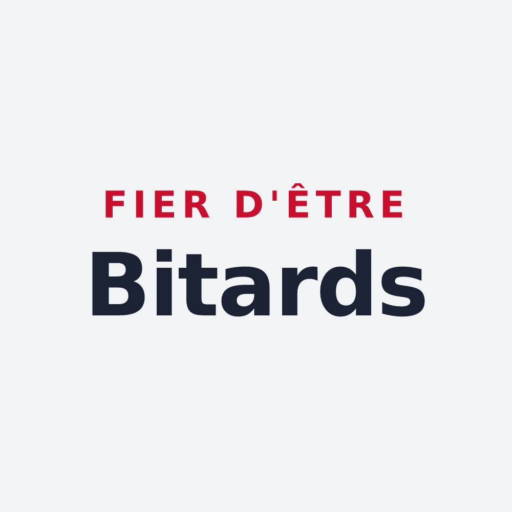Poster « Fier d'être Bitards » — design pour Prémierfait