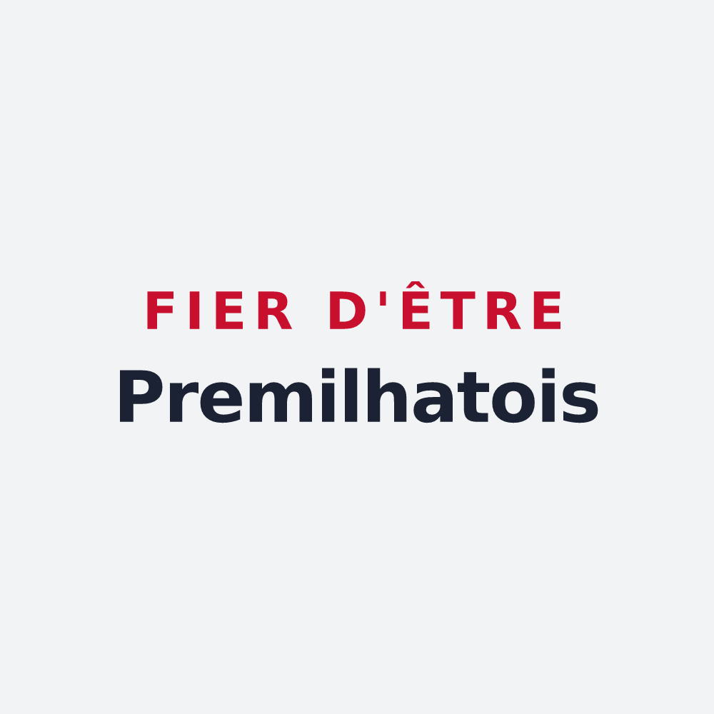 Poster « Fier d'être Premilhatois » — design pour Prémilhat