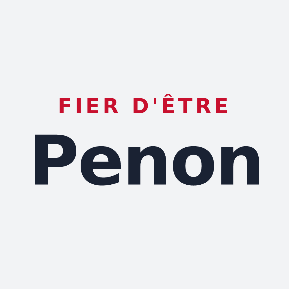Poster « Fier d'être Penon » — design pour Prémillieu