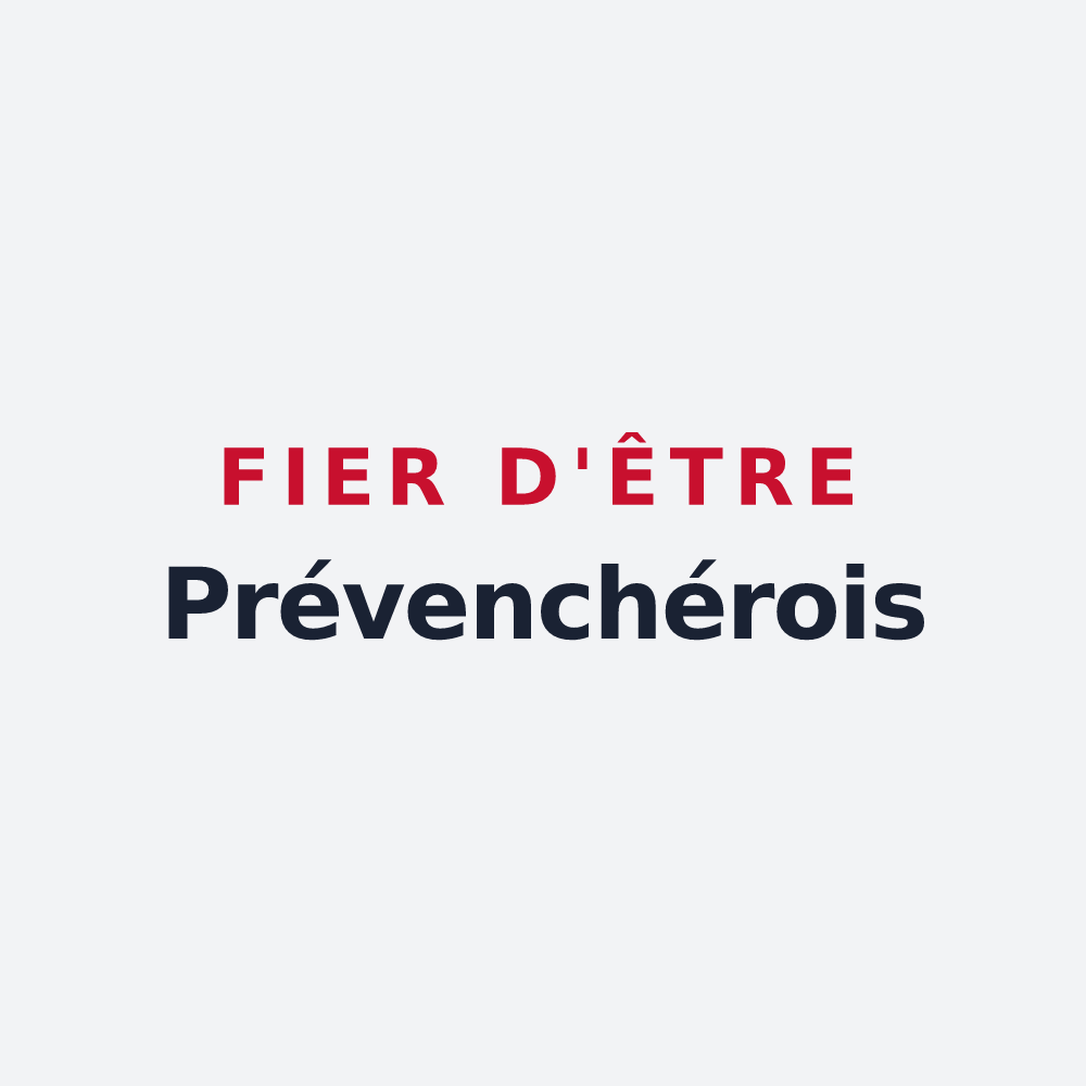 Poster « Fier d'être Prévenchérois » — design pour Prévenchères
