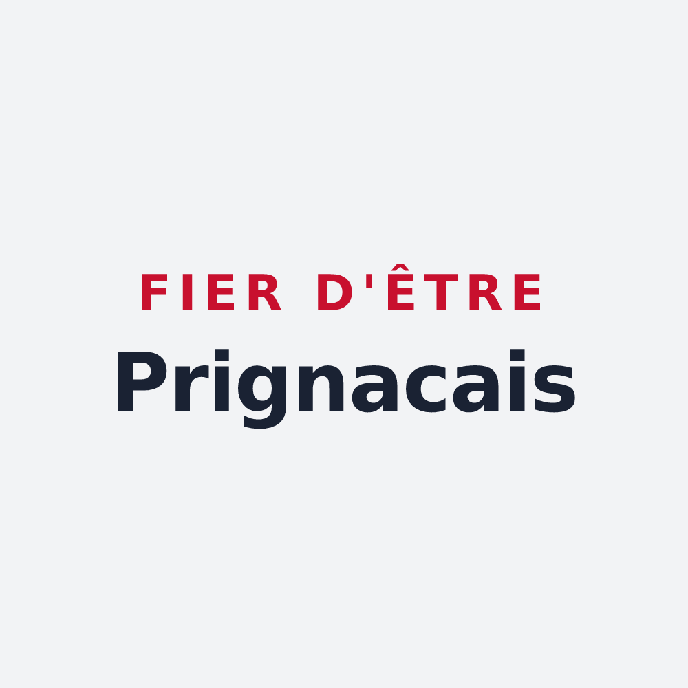 Poster « Fier d'être Prignacais » — design pour Prignac-et-Marcamps