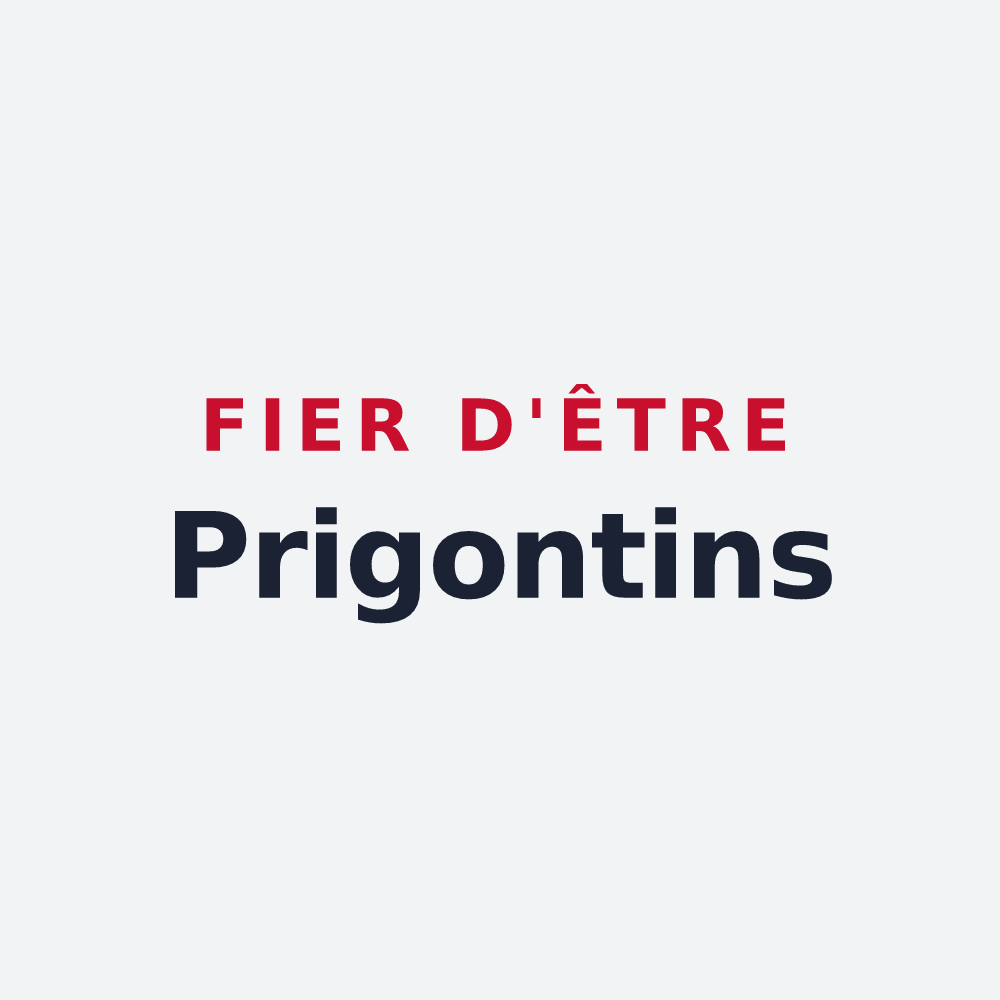 Poster « Fier d'être Prigontins » — design pour Prigonrieux