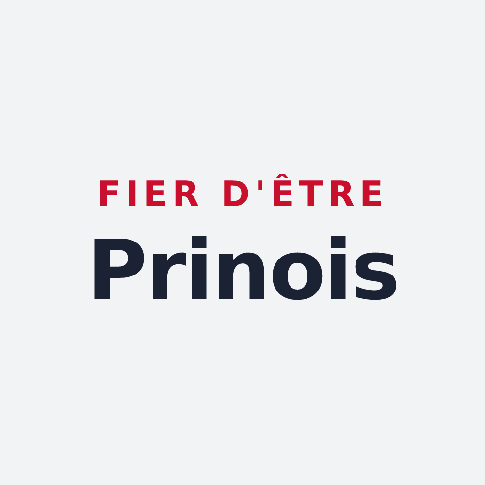 Poster « Fier d'être Prinois » — design pour Prin-Deyrançon