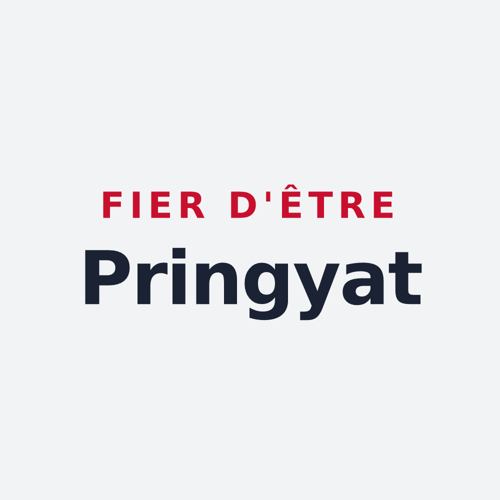 Poster « Fier d'être Pringyat » — design pour Pringy