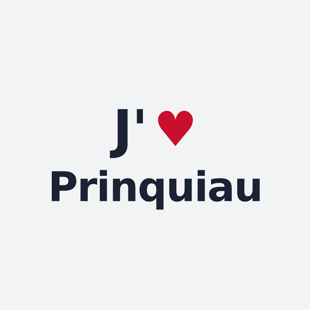 Poster personnalisé Prinquiau — design J'aime Prinquiau