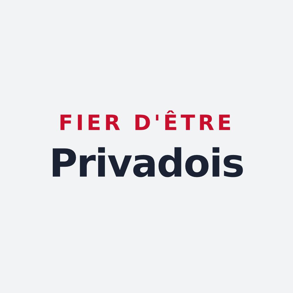 Poster « Fier d'être Privadois » — design pour Privas