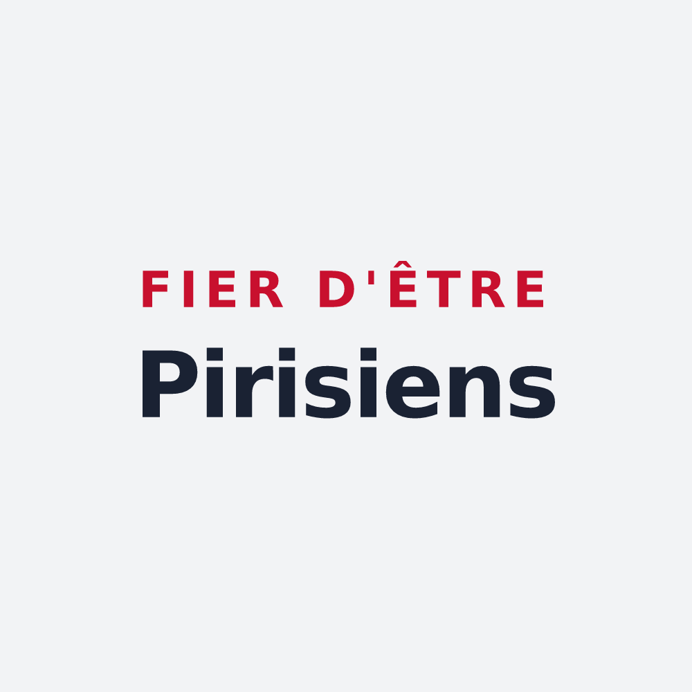 Poster « Fier d'être Pirisiens » — design pour Prix-lès-Mézières