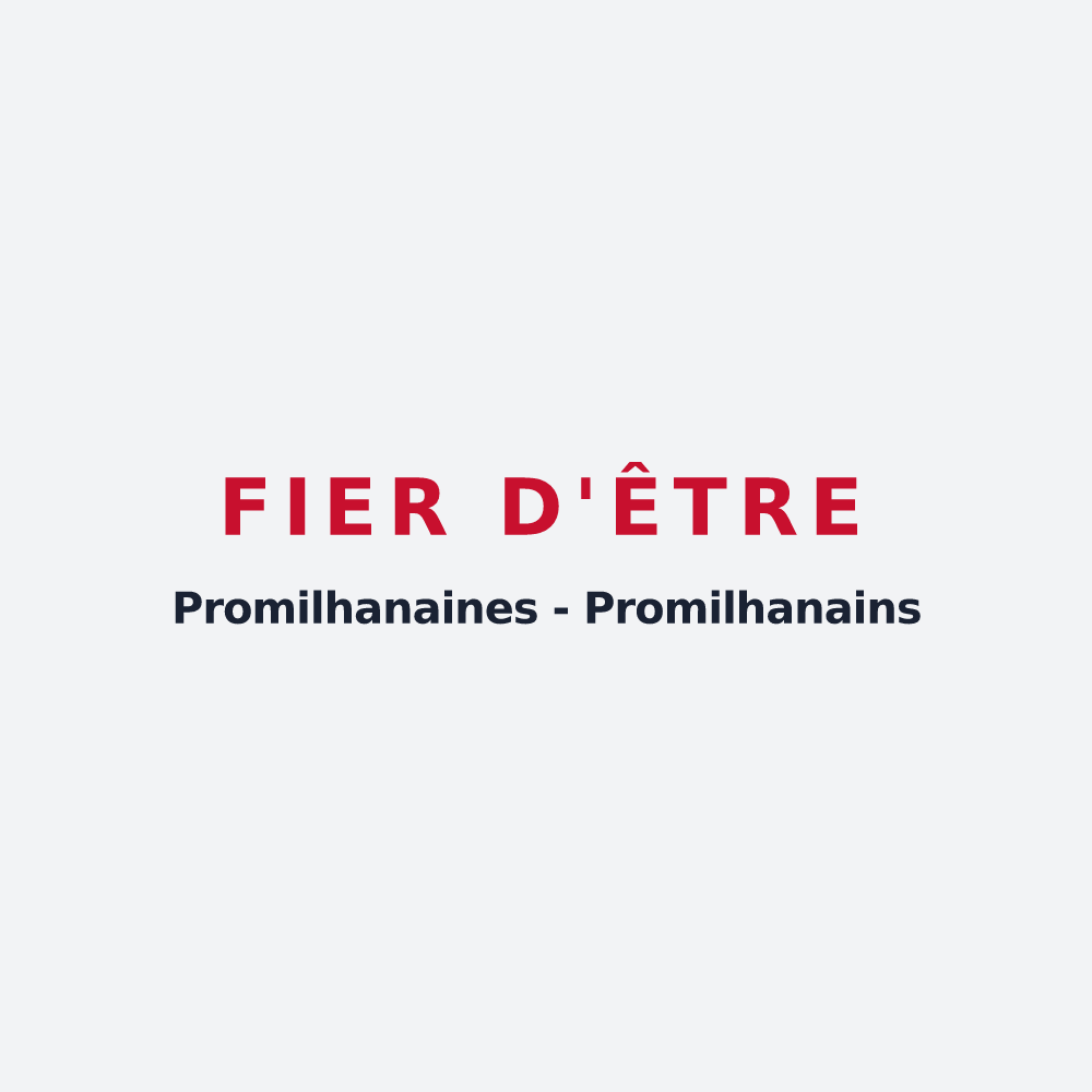 Poster « Fier d'être Promilhanaines - Promilhanains » — design pour Promilhanes