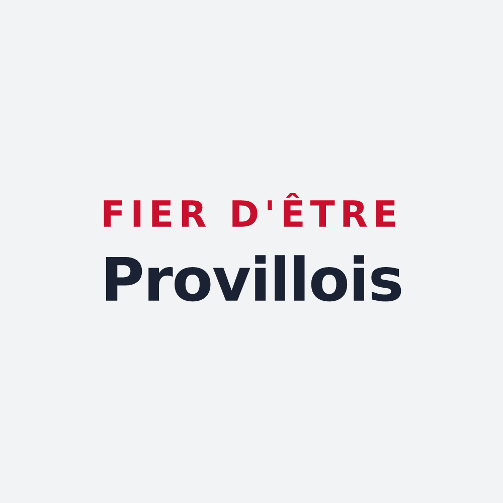 Poster « Fier d'être Provillois » — design pour Proville