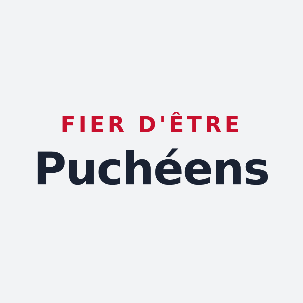 Poster « Fier d'être Puchéens » — design pour Puchay