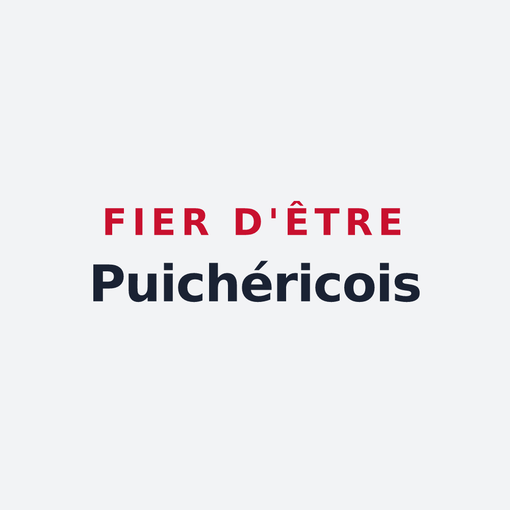 Poster « Fier d'être Puichéricois » — design pour Puichéric