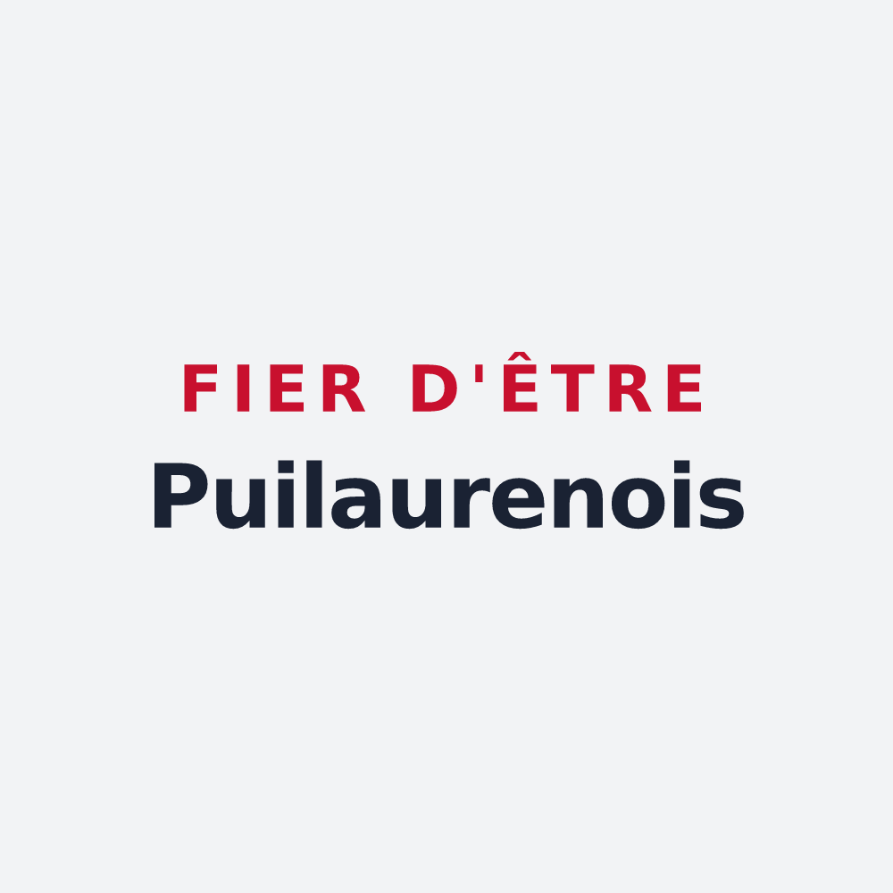 Poster « Fier d'être Puilaurenois » — design pour Puilaurens