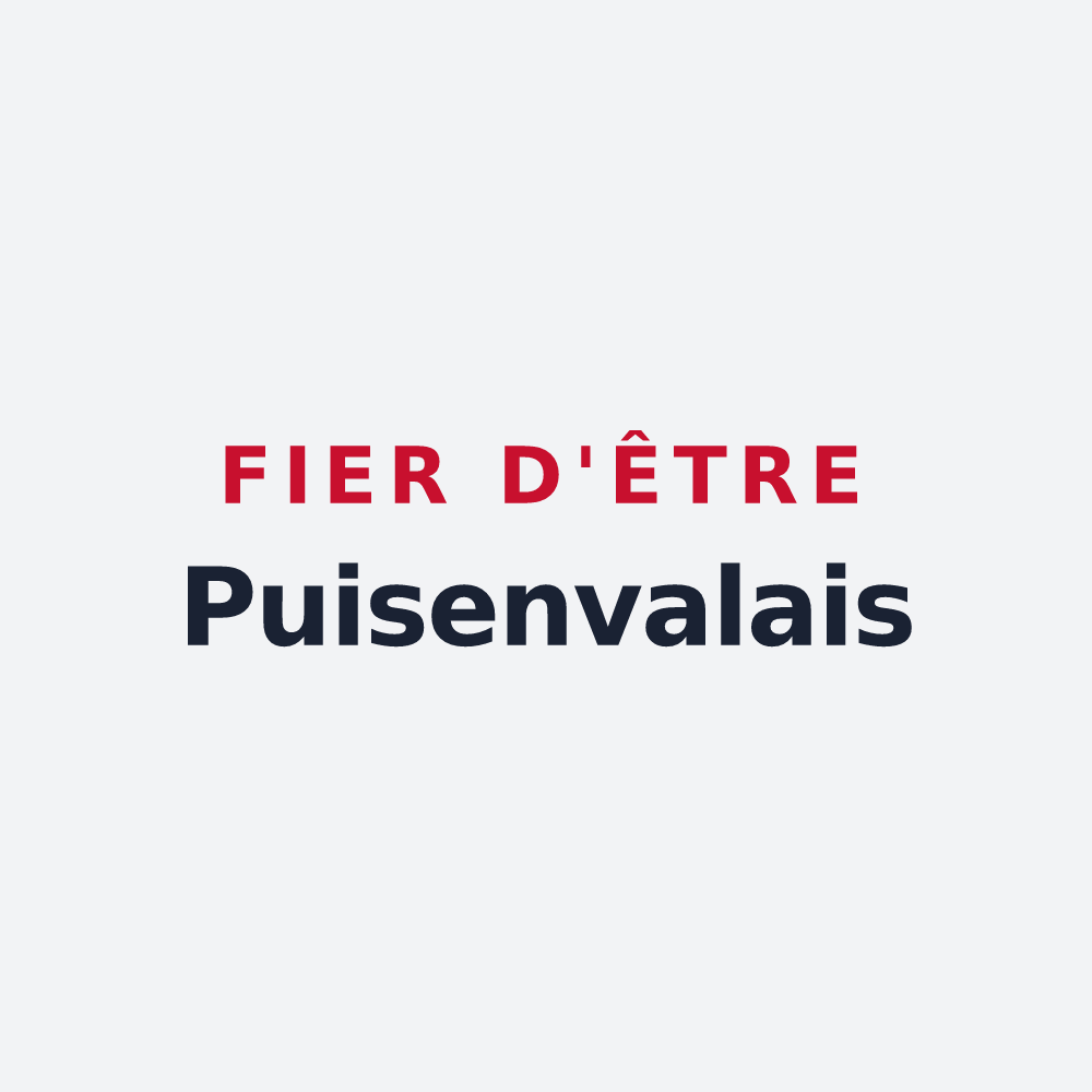 Poster « Fier d'être Puisenvalais » — design pour Puisenval