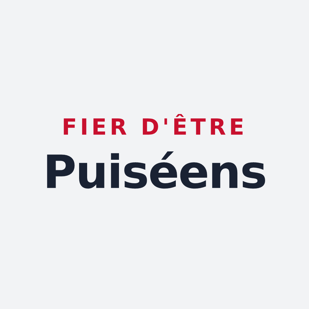 Poster « Fier d'être Puiséens » — design pour Puiseux-Pontoise