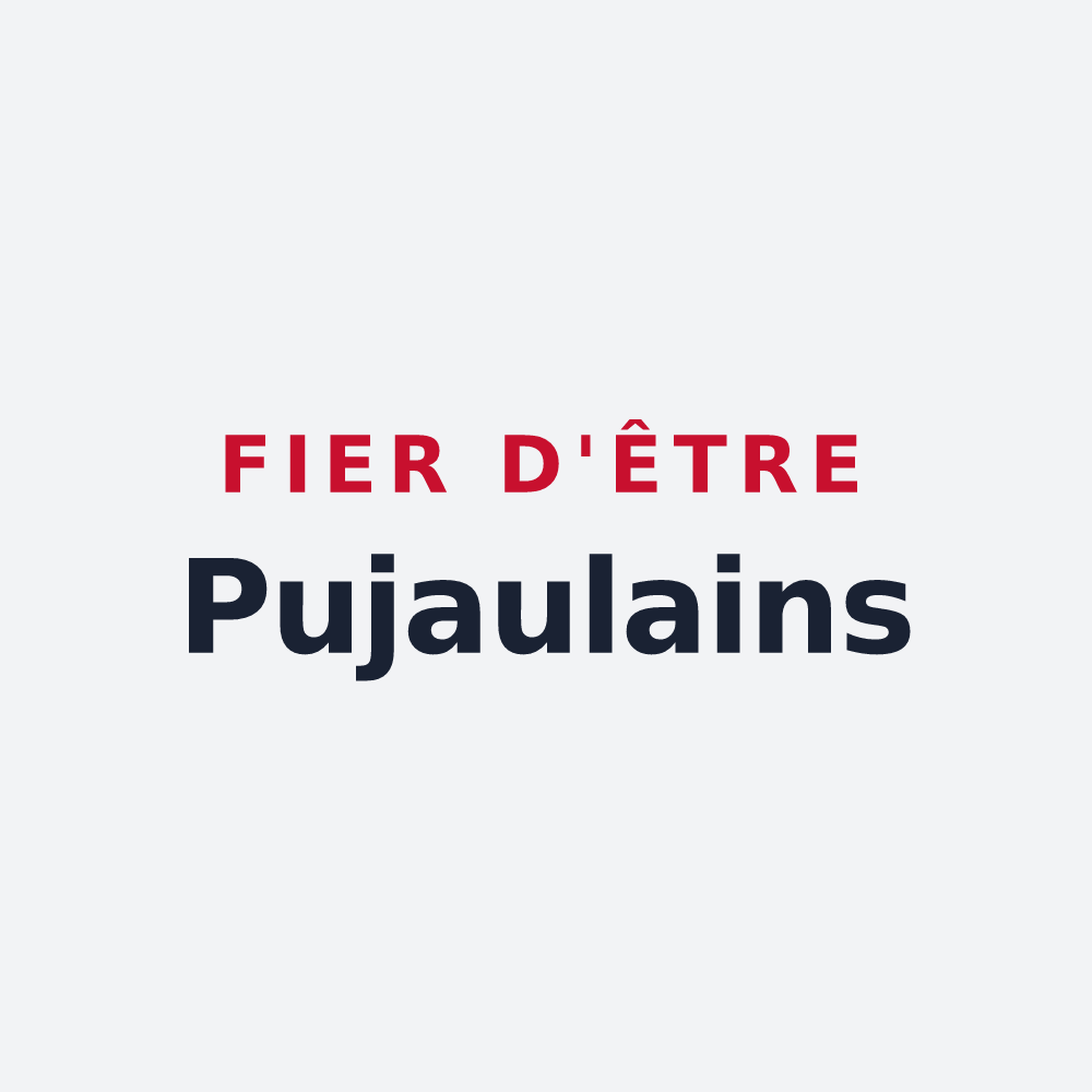 Poster « Fier d'être Pujaulains » — design pour Pujaut