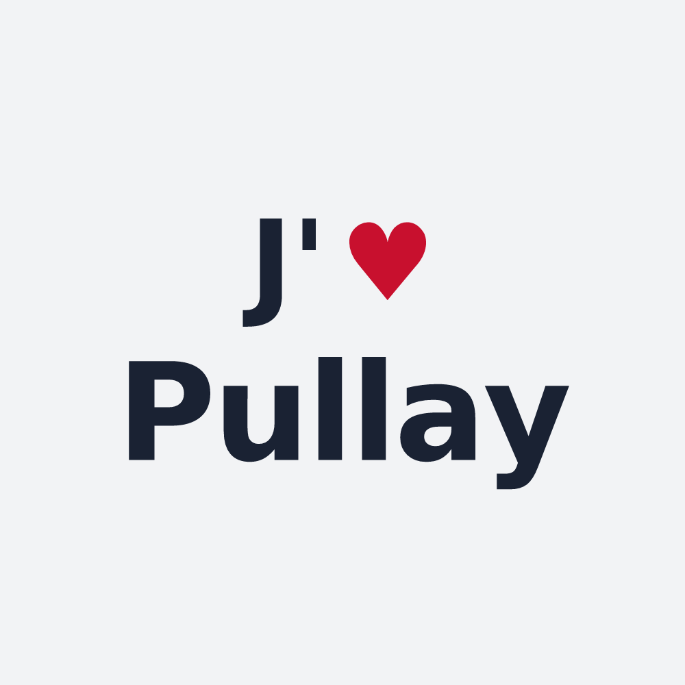 Poster personnalisé Pullay — design J'aime Pullay