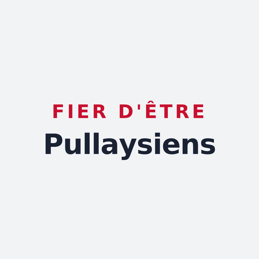 Poster « Fier d'être Pullaysiens » — design pour Pullay