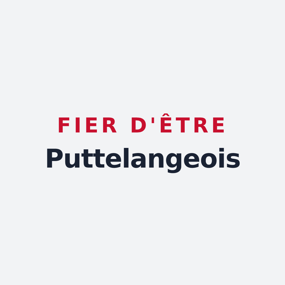 Poster « Fier d'être Puttelangeois » — design pour Puttelange-lès-Thionville