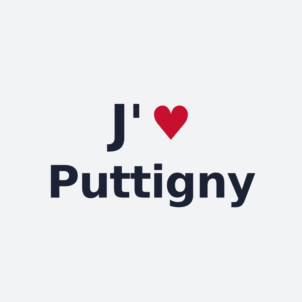 Poster personnalisé Puttigny — design J'aime Puttigny
