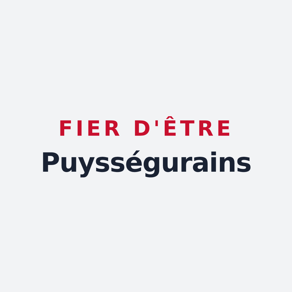 Poster « Fier d'être Puysségurains » — design pour Puysségur