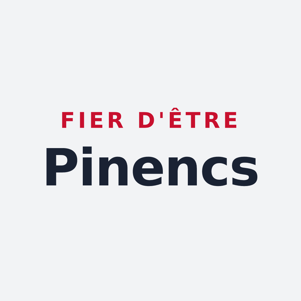 Poster « Fier d'être Pinencs » — design pour Py