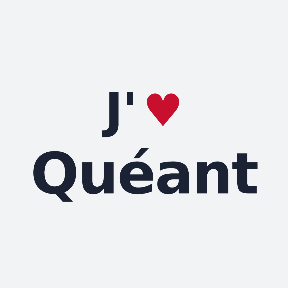 Poster personnalisé Quéant — design J'aime Quéant