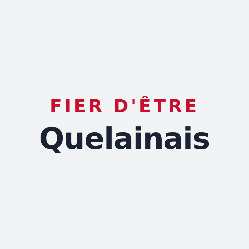 Poster « Fier d'être Quelainais » — design pour Quelaines-Saint-Gault