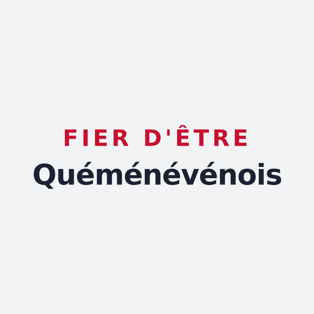 Poster « Fier d'être Quéménévénois » — design pour Quéménéven
