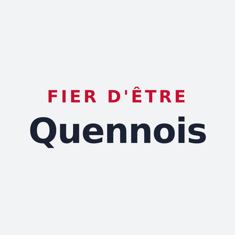 Poster « Fier d'être Quennois » — design pour Quend