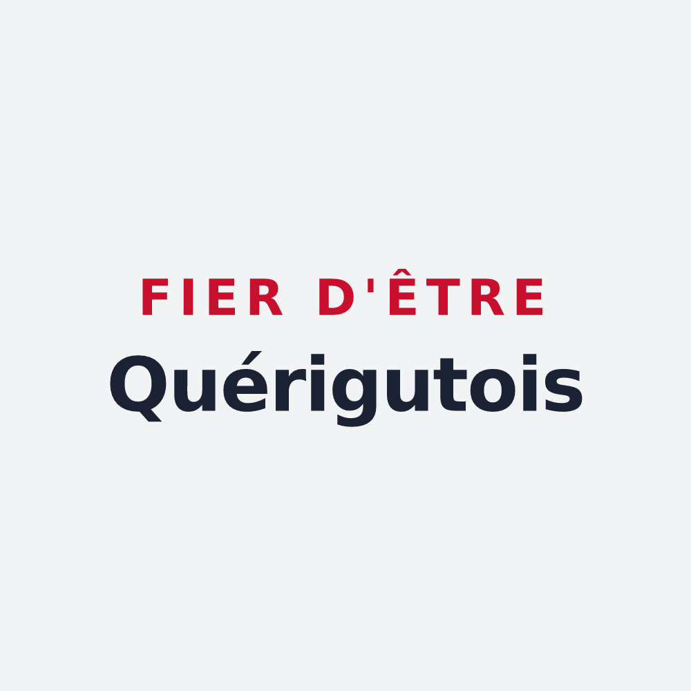 Poster « Fier d'être Quérigutois » — design pour Quérigut