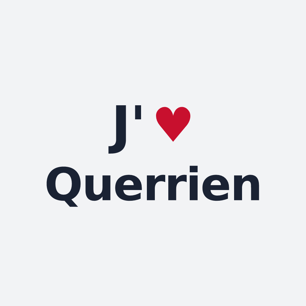 Poster personnalisé Querrien — design J'aime Querrien