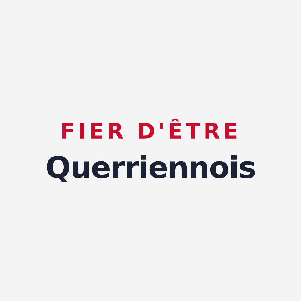 Poster « Fier d'être Querriennois » — design pour Querrien