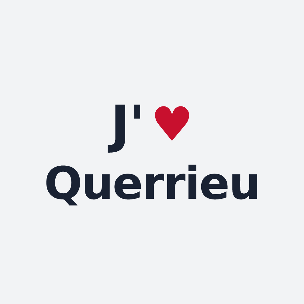 Poster personnalisé Querrieu — design J'aime Querrieu