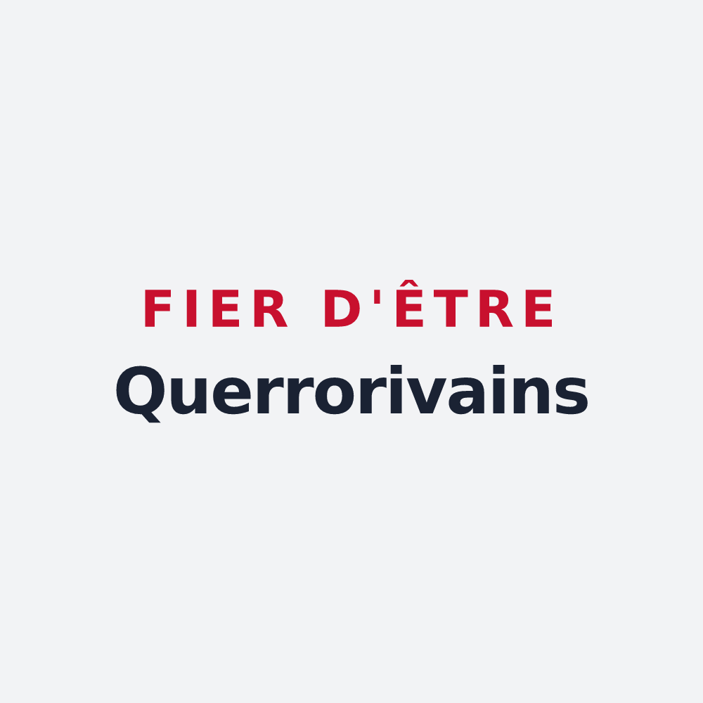 Poster « Fier d'être Querrorivains » — design pour Querrieu