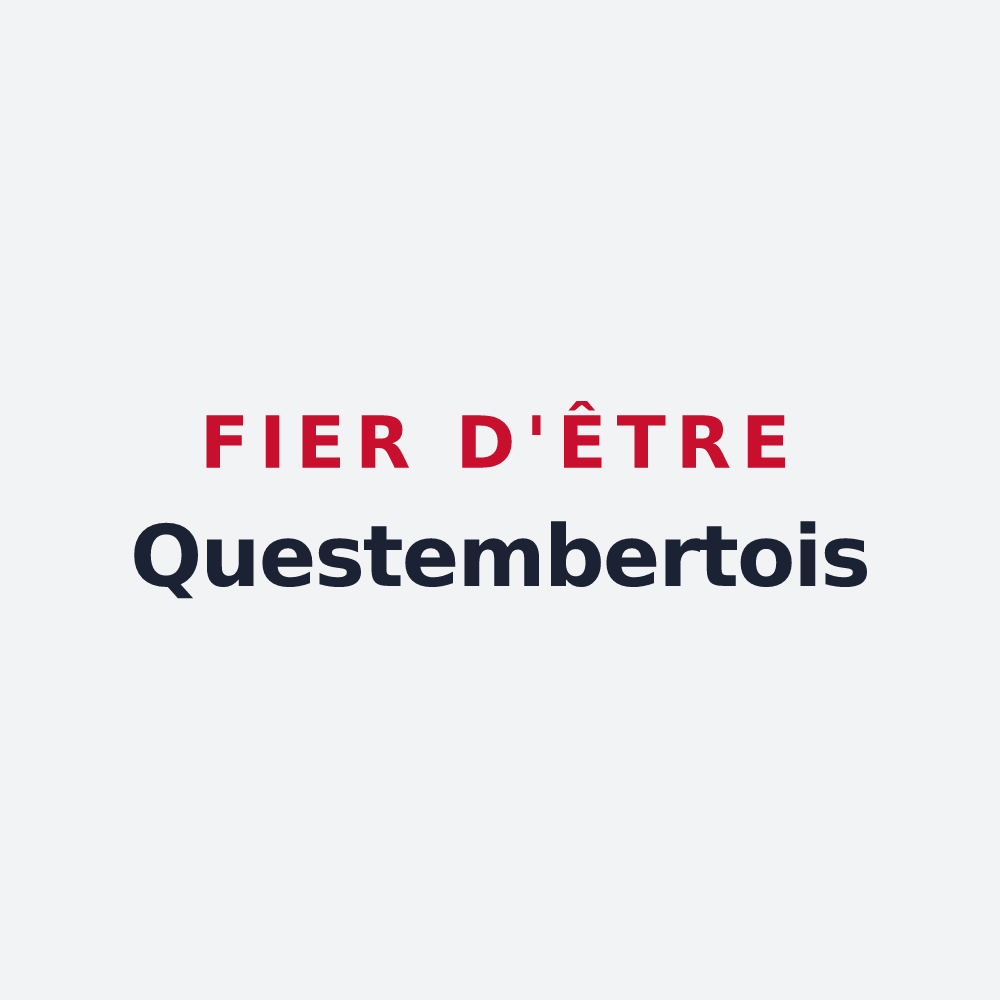 Poster « Fier d'être Questembertois » — design pour Questembert