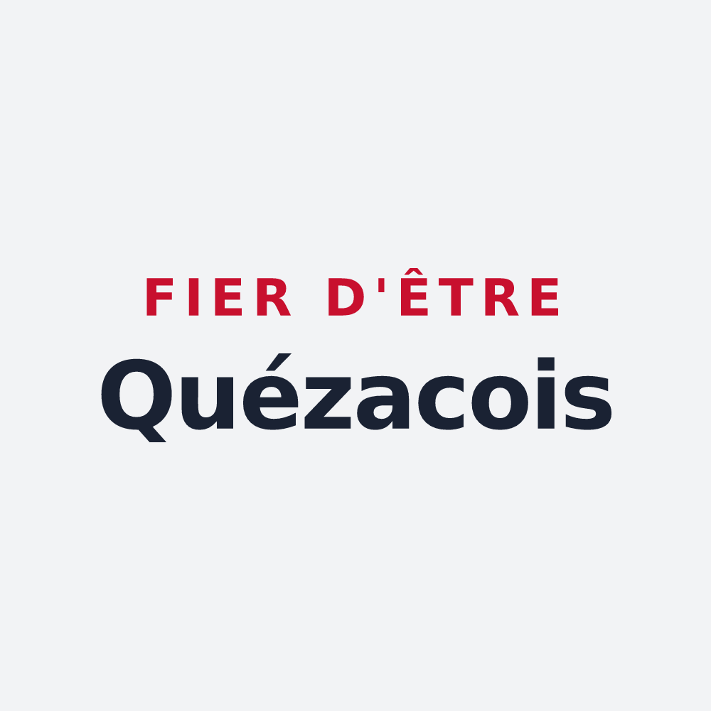 Poster « Fier d'être Quézacois » — design pour Quézac