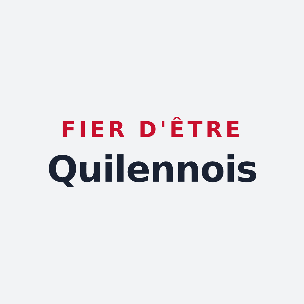 Poster « Fier d'être Quilennois » — design pour Quilen