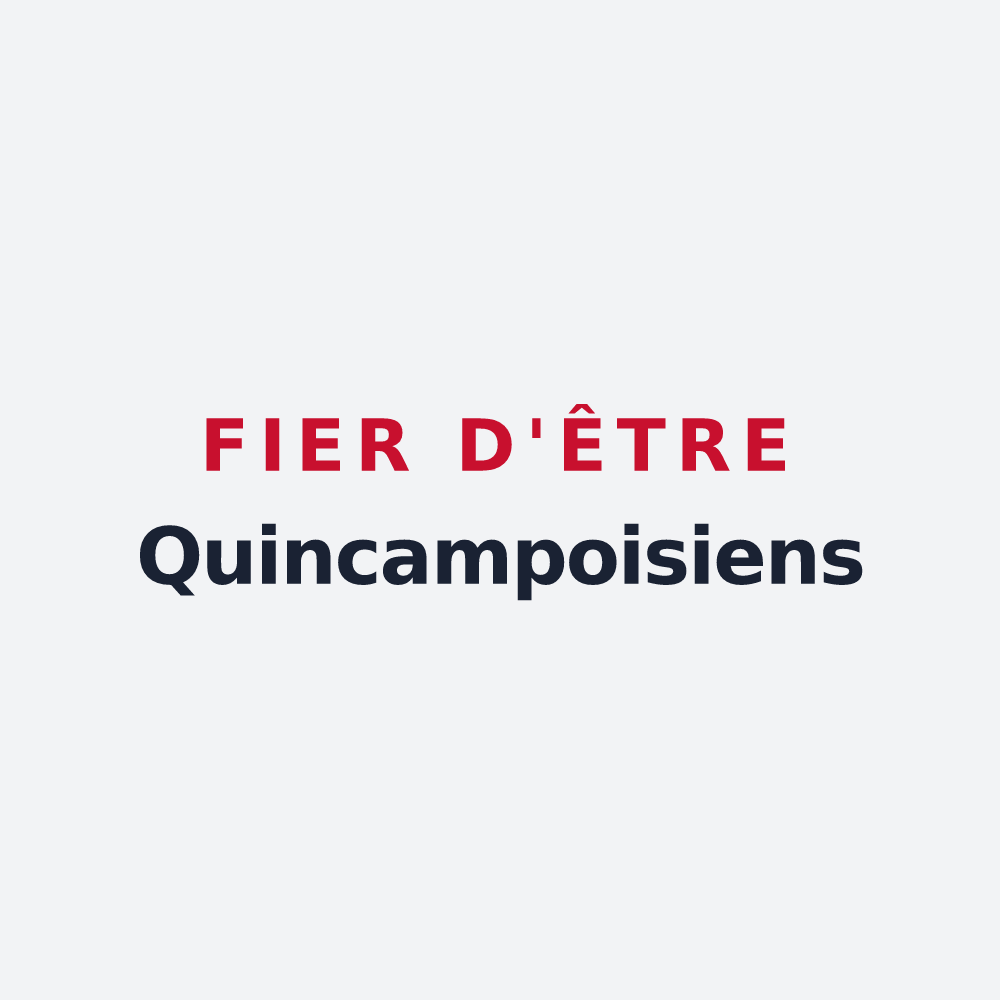 Poster « Fier d'être Quincampoisiens » — design pour Quincampoix