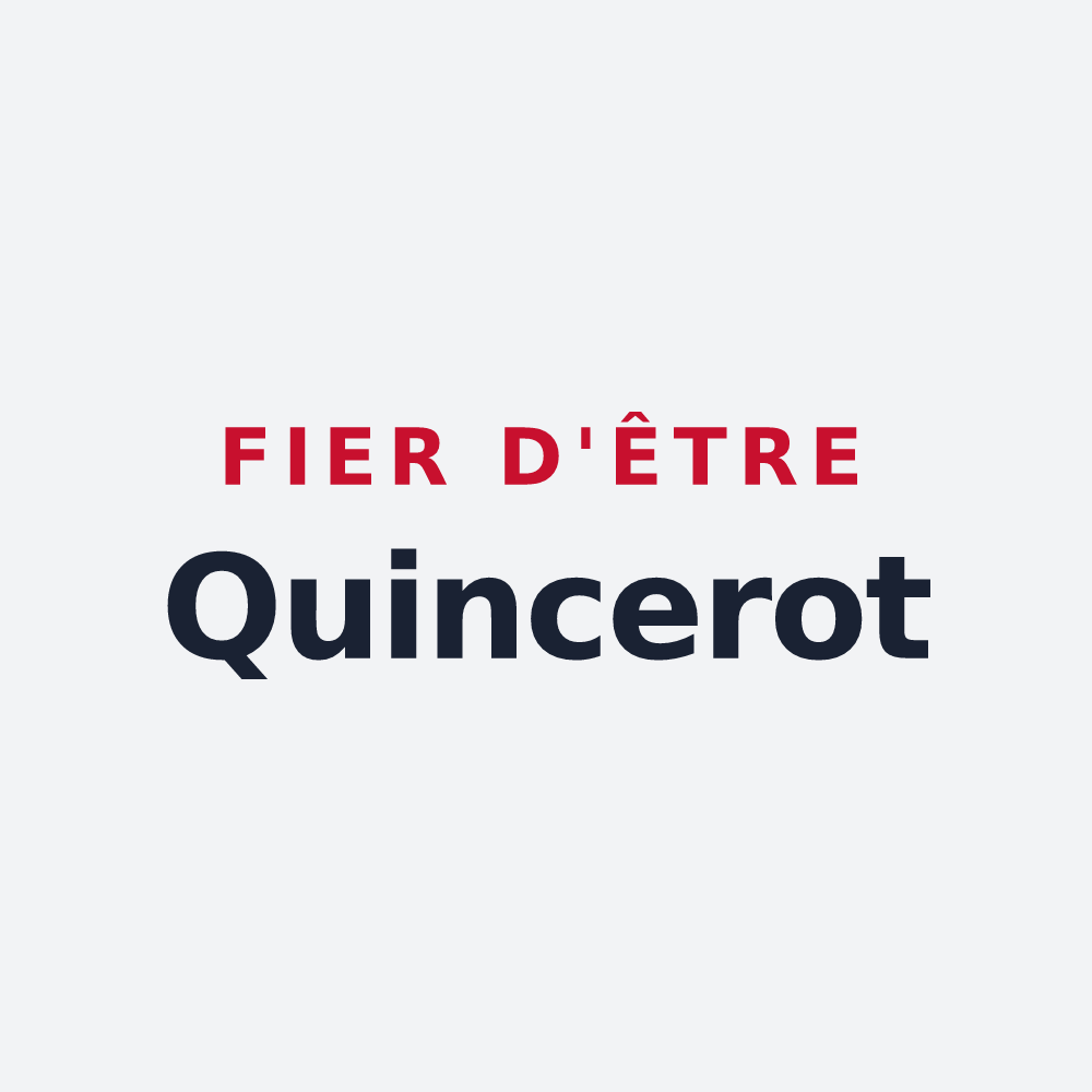 Poster « Fier d'être Quincerot » — design pour Quincieu
