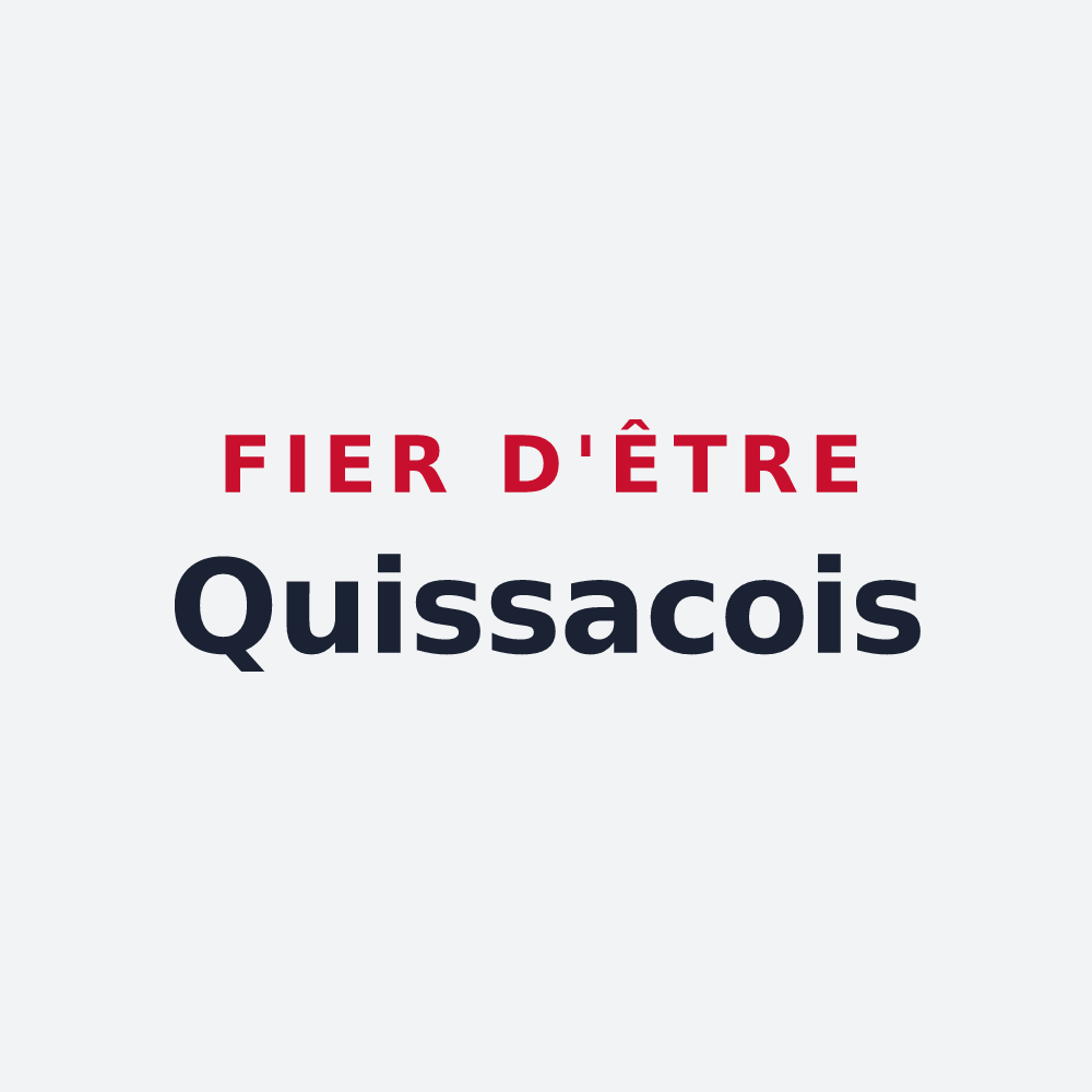 Poster « Fier d'être Quissacois » — design pour Quissac-en-Quercy