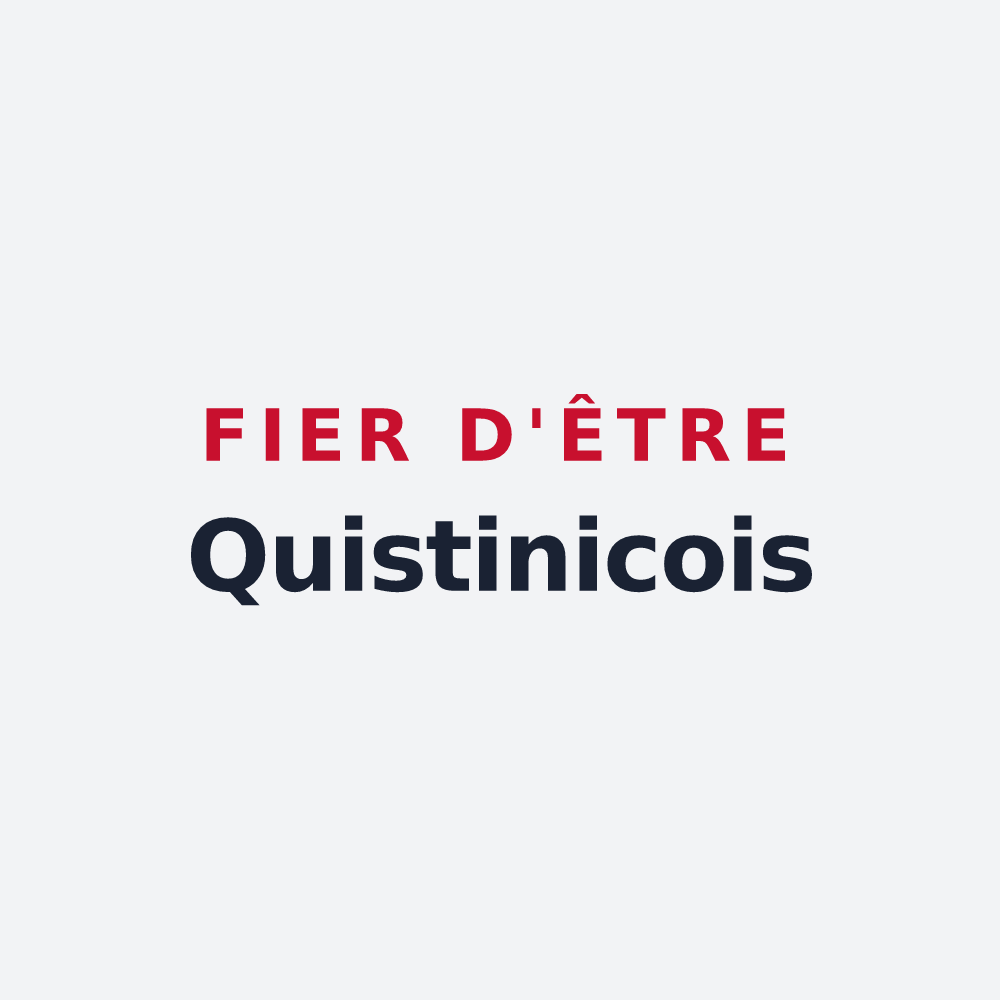 Poster « Fier d'être Quistinicois » — design pour Quistinic