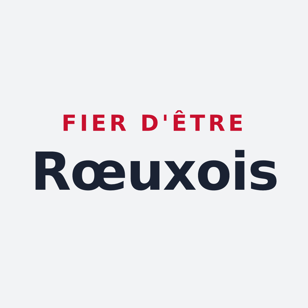 Poster « Fier d'être Rœuxois » — design pour Rœux