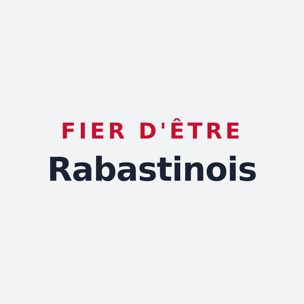 Poster « Fier d'être Rabastinois » — design pour Rabastens