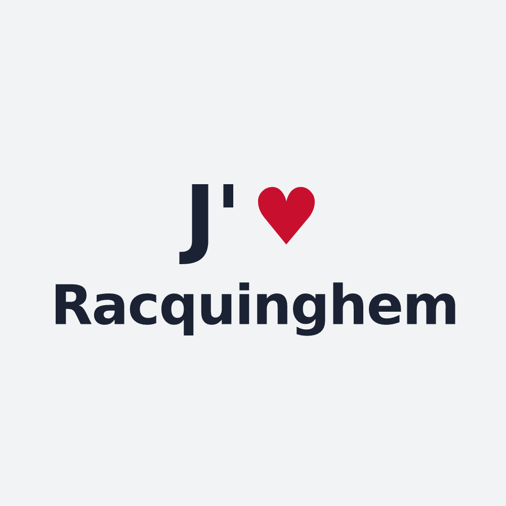 Poster personnalisé Racquinghem — design J'aime Racquinghem