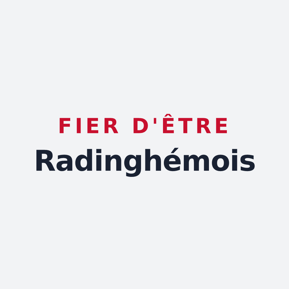 Poster « Fier d'être Radinghémois » — design pour Radinghem-en-Weppes