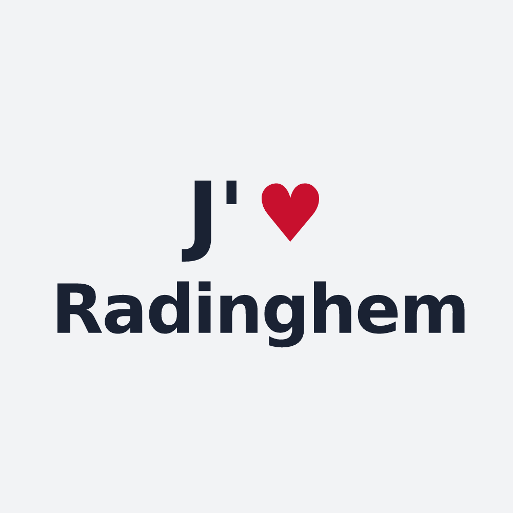 Poster personnalisé Radinghem — design J'aime Radinghem
