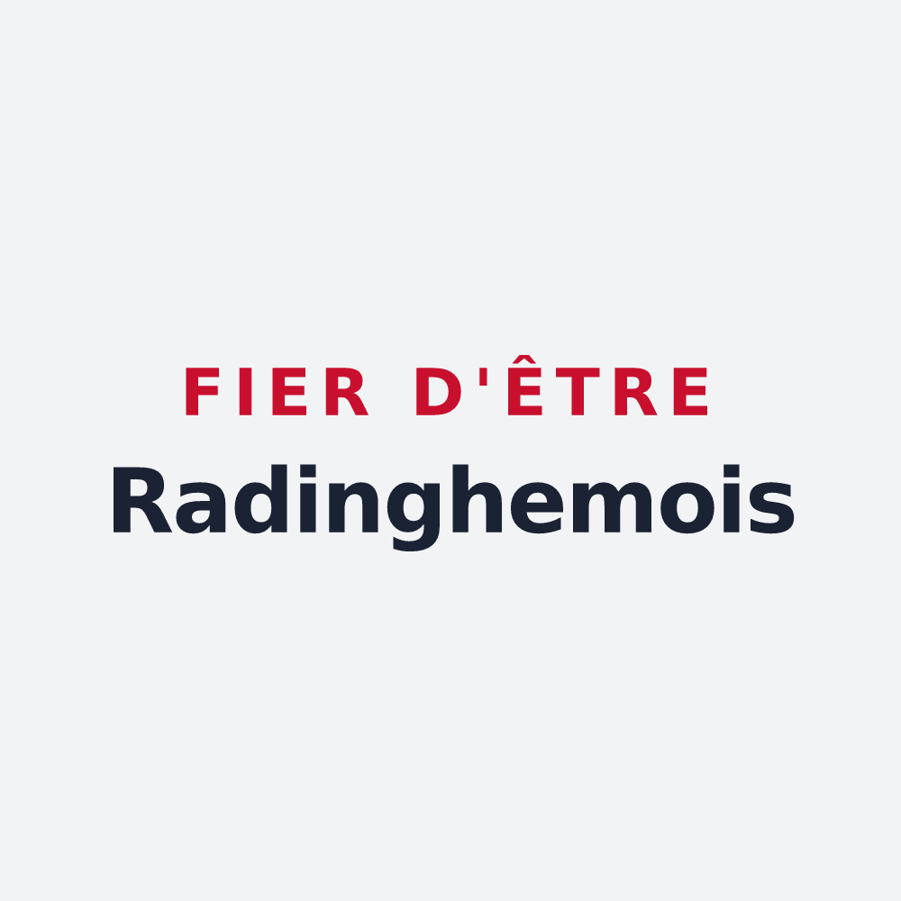 Poster « Fier d'être Radinghemois » — design pour Radinghem