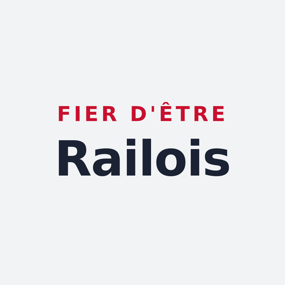 Poster « Fier d'être Railois » — design pour Rai